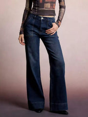 Hazel Blues® | High-Waisted Flare Leg Jeans