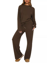 Hazel Blues® | Relaxed Fit Long Sleeve Top and Pants Set