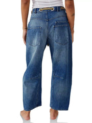 Hazel Blues® | Washed Wide Leg Jeans