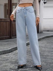 Hazel Blues® | High Waisted Wide Leg Jeans