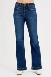 Hazel Blues® | RISEN Full SIze Tummy Control Mid Rise Flare Jeans Plus SIze