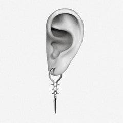 BIOMECH SPINE EARRINGS