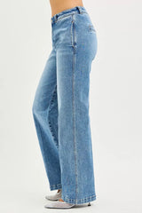 Hazel Blues® | RISEN Slouchy Straight Jeans