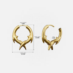 ABYSSAL FANG EARRINGS