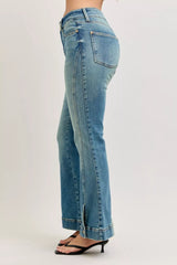 Hazel Blues® | Judy Blue High Waist Vintage Wash Flare Jeans