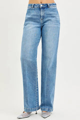 Hazel Blues® | RISEN Slouchy Straight Jeans