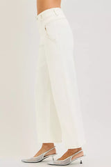 Hazel Blues® | RISEN High Rise Ankle Wide Pants