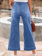 Hazel Blues® | High-Waisted Wide Leg Flare Jeans