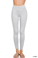 Hazel Blues® | Zenana Premium Cotton Full Length Leggings