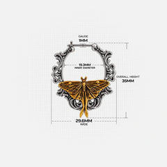 BAROQUE MOTH EARRINGS