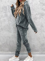 Hazel Blues® | Kangaroo Pocket Hoodie and Pants Set