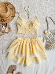 Hazel Blues® | Smocked Cami and Skirt Set