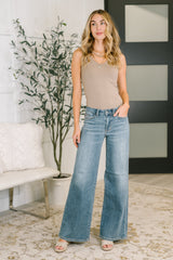 Hazel Blues® | Adrian Mid Rise Retro Wide Leg