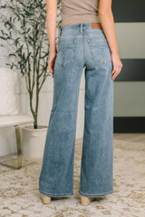 Hazel Blues® | Adrian Mid Rise Retro Wide Leg