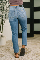 Hazel Blues® | Amelia High Waist Ankle Straight