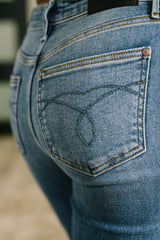 Hazel Blues® | Amelia High Waist Ankle Straight