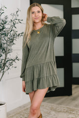 Hazel Blues® | Autumn Breeze Long Sleeve Knit Dress
