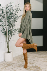 Hazel Blues® | Autumn Breeze Long Sleeve Knit Dress