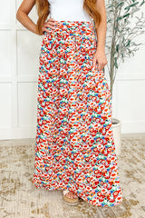 Hazel Blues® | Be Home Soon Floral Maxi Skirt