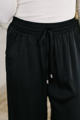 Hazel Blues® | City Ease Wide Leg Bottoms in Black