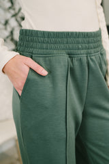 Hazel Blues® | Every Second, Every Hour Jogger Bottoms in Dark Forest