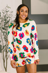 Hazel Blues® | Forever Young Floral Top and Shorts Set