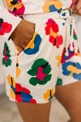 Hazel Blues® | Forever Young Floral Top and Shorts Set