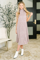 Hazel Blues® | Glam Dress and Cardigan Set in Wine