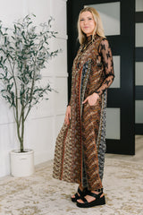 Hazel Blues® | Going with the Flow Mixed Print Jumpsuit