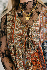 Hazel Blues® | Going with the Flow Mixed Print Jumpsuit