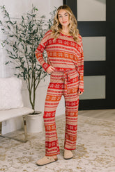 Hazel Blues® | Holly's Jolly Pajama Top and Bottom Set