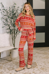 Hazel Blues® | Holly's Jolly Pajama Top and Bottom Set