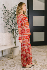 Hazel Blues® | Holly's Jolly Pajama Top and Bottom Set