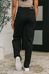 Hazel Blues® | Keira High Waist Cargo Wide in Black