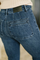 Hazel Blues® | Mackenzie High Waist Flare with Vintage Pocket