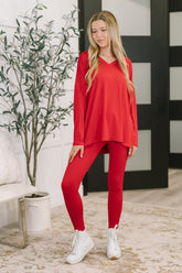 Hazel Blues® | Next to Nothing Top and Bottom Set in Ruby