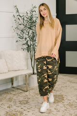 Hazel Blues® | Now You See Me Camo Cargo Pants