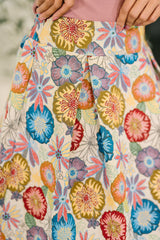 Hazel Blues® | Sound Mind Floral Midi Skirt