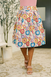 Hazel Blues® | Sound Mind Floral Midi Skirt