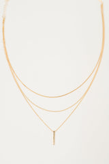 Hazel Blues® | The Signature Set Layered Necklace Set in Gold