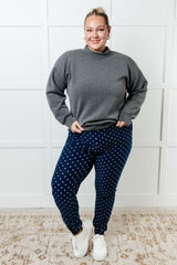 Hazel Blues® | Settle In Mock Neck Sweatshirt