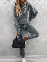 Hazel Blues® | Kangaroo Pocket Hoodie and Pants Set