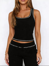 Hazel Blues® | Scoop Neck Tank Top and Drawstring Pants Set