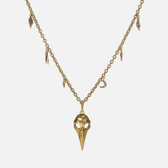 AUGUR SKULL NECKLACE