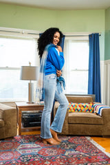 Hazel Blues® | Judy Blue Mid Rise Thermal Bootcut Jeans