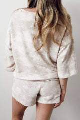 Hazel Blues® | Relaxed Fit Tie-Dye Top and Shorts Set