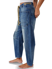 Hazel Blues® | Washed Wide Leg Jeans