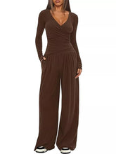 Hazel Blues® | Casual Long Sleeve Top and Pants Two-Piece Set