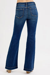 Hazel Blues® | RISEN Full SIze Tummy Control Mid Rise Flare Jeans Plus SIze