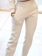 Hazel Blues® | Casual Chic Cropped Sweatshirt and Jogger Set
